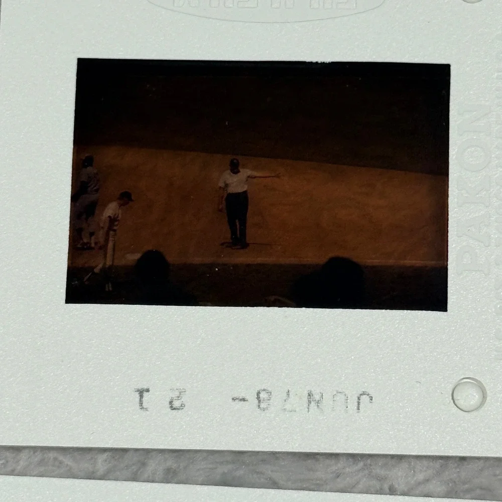 Fuji Film Vintage Baseball Slides 1978 Lot of 17 Action Shots Stadium Photos